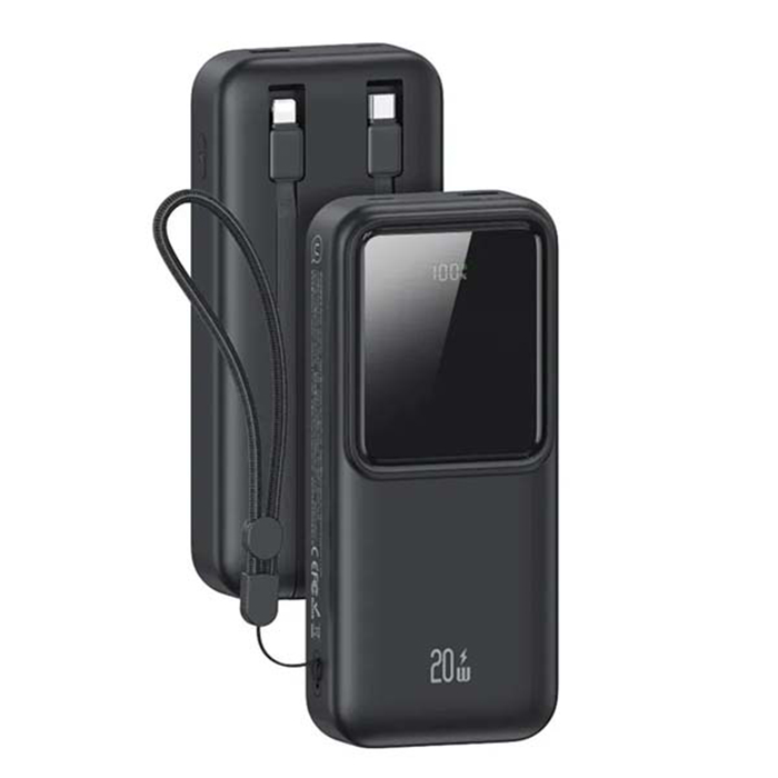 پاوربانک یوسمز 20000 میلی آمپر مدل USAMS CD212 20W