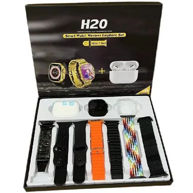 پک ساعت هوشمند و ایرپاد مدل H20 Ultra